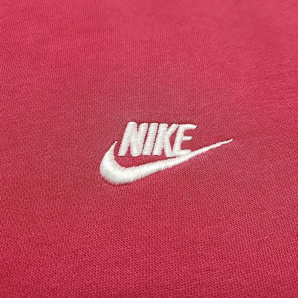 Nike Sweatshirt Mens XL Red Pullover Crewneck Embroidered Swoosh Sportswear